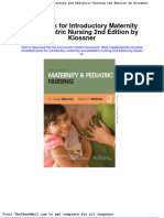 Full Download Test Bank For Introductory Maternity and Pediatric Nursing 2nd Edition by Klossner PDF Full Chapter