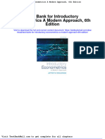 Full Download Test Bank For Introductory Econometrics A Modern Approach 6th Edition PDF Full Chapter