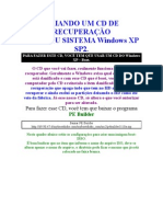 Faça Você Mesmo o CD de Recuperação Do Sistema Windows XP