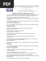 EXERCÍCIOS DE TREM DE POUSO - 2°