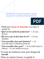 Vocabulaire Du Travail Essentiel À Travers Un Parcours