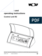 Installation and Operating Instructions: Control Unit R3