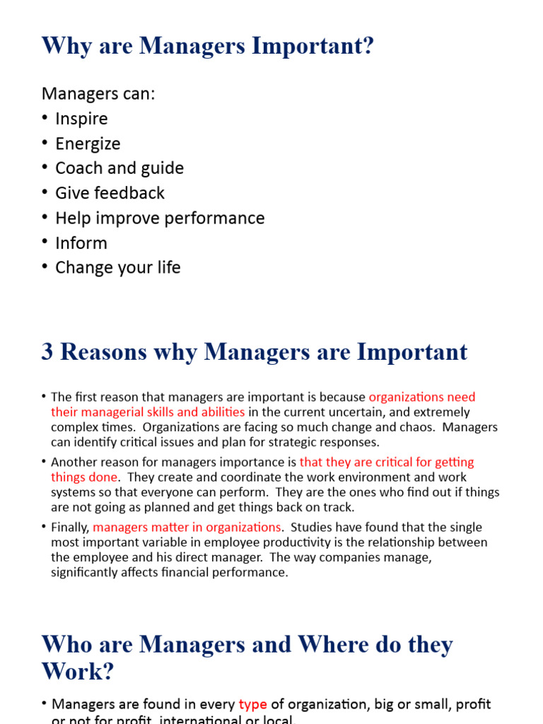 Management 1, Chapter 1 | PDF | Goal | Behavioural Sciences