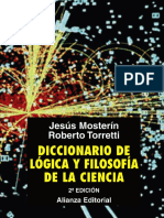 Mosterin Jesus Y Torretti Roberto - Diccionario De Logica Y Filosofia De La Ciencia