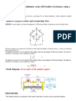 To Verify The Series and Parallel Combination