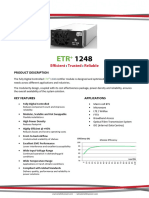 ETR+1248 (1200W) Rectifier Module Rev03