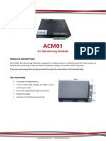Data Sheet For ACM01 (AC Monitoring Module) Rev00