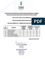 Resultado Primeira Etapa - Joaquim Magalhaes - Portaria 05 2023 - AEE 1