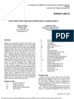 Selection of Bolt Preload For Impulsively Loaded Vessels