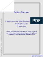 British Standard: A Single Copy of This British Standard Is Licensed To