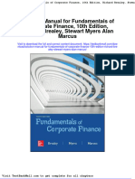 Full Download Solution Manual For Fundamentals of Corporate Finance 10th Edition Richard Brealey Stewart Myers Alan Marcus PDF Full Chapter