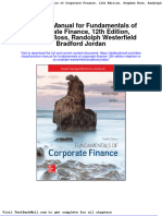 Full Download Solution Manual For Fundamentals of Corporate Finance 12th Edition Stephen Ross Randolph Westerfield Bradford Jordan PDF Full Chapter