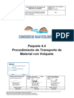 CHUA-CONS-595-PR-001 Transporte de Material Con Volquete