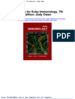 Full Download Test Bank For Kuby Immunology 7th Edition Judy Owen PDF Full Chapter
