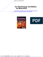 Full Download Test Bank For Kinesiology 3rd Edition by Muscolino PDF Full Chapter