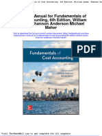 Full Download Solution Manual For Fundamentals of Cost Accounting 6th Edition William Lanen Shannon Anderson Michael Maher PDF Full Chapter