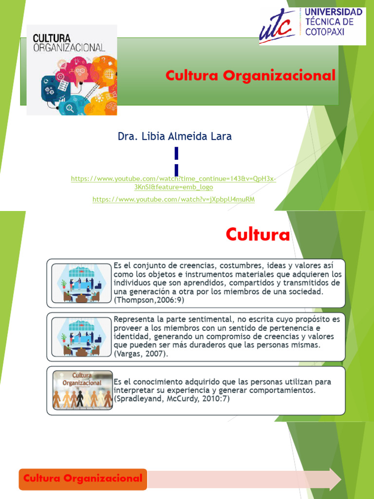 Elementos y Tipos de Cultura Organizacional | PDF | Cultura ...