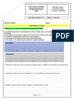 Devoir N2 Semestre 1 Physique Tronc Commun Sciences 2