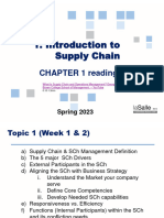 Supply Chain Management - Chapter1 - Intro To SCH
