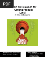 Dairy Omung Lassi (RELAUNCH) Report