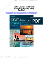 Full Download Test Bank For Lemone and Burkes Medical Surgical Nursing 7th by Bauldoff PDF Full Chapter