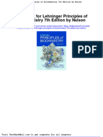 Full Download Test Bank For Lehninger Principles of Biochemistry 7th Edition by Nelson PDF Full Chapter