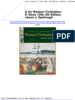 Full Download Test Bank For Western Civilization Volume II Since 1500 8th Edition Jackson J Spielvogel PDF Full Chapter