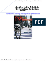 Full Download Test Bank For What Is Life A Guide To Biology With Physiology 1st Edition Phelan PDF Full Chapter