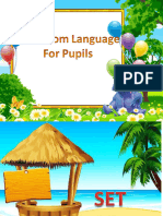 Classroom Language ( Pupils )