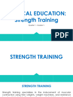 Q1pe10 Physical Education Strength Training