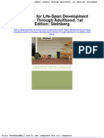 Full Download Test Bank For Life Span Development Infancy Through Adulthood 1st Edition Steinberg PDF Full Chapter