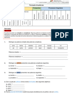 Formação de Palavras