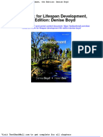 Full Download Test Bank For Lifespan Development 6th Edition Denise Boyd PDF Full Chapter