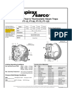 STEAM CONTROL - TRAMPA FLOTADORA SPIRAX SARCO FT-125 DE 0.75 A 2 IN