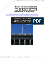 Solution Manual For Government and Not For Profit Accounting: Concepts and Practices, 6th Edition, Michael H. Granof Saleha B. Khumawala