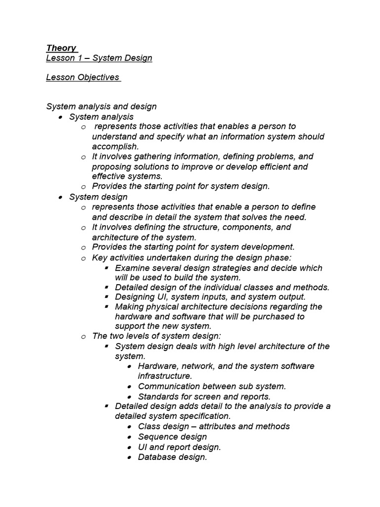 System Design and UI Development Overview | PDF | Software Testing ...