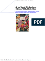 Full Download Test Bank For World Civilizations Volume II Since 1500 6th Edition PDF Full Chapter