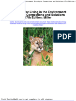 Full Download Test Bank For Living in The Environment Principles Connections and Solutions 17th Edition Miller PDF Full Chapter