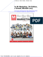 Full Download Test Bank For M Marketing 7th Edition Dhruv Grewal Michael Levy PDF Full Chapter