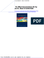 Full Download Test Bank For Macroeconomics 8e by Andrew B Abel 0133407926 PDF Full Chapter
