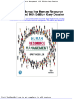 Full Download Solution Manual For Human Resource Management 16th Edition Gary Dessler 2 PDF Full Chapter