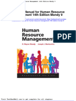 Full Download Solution Manual For Human Resource Management 14th Edition Mondy 9 PDF Full Chapter