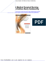 Full Download Test Bank Medical Surgical Nursing Canada 3rd Edition Barry Goldworthy PDF Full Chapter