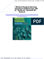 Full Download Test Bank Medical Surgical Nursing Clinical Reasoning in Patient Care 6th Lemone Burke Bauldoff Gubrud PDF Full Chapter