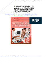 Full download Solution Manual for Income Tax Fundamentals 2015 33rd Edition Gerald e Whittenburg Martha Altus Buller Steven Gill pdf full chapter