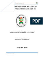 Guía Del Docente (Comprensión Lectora) - Proceso 2024 - III