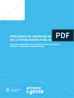 Programa de Abordaje Integral de La Problemática Del Suicidio - MSAL