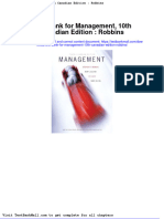 Full Download Test Bank For Management 10th Canadian Edition Robbins PDF Full Chapter