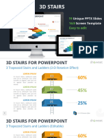 3D Stairs Diagram Showeet (Widescreen)