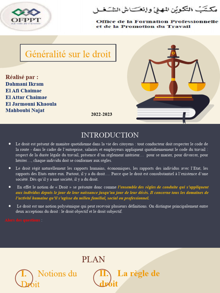 Introduction au Droit et ses Notions | PDF | Justice | Crime et violence